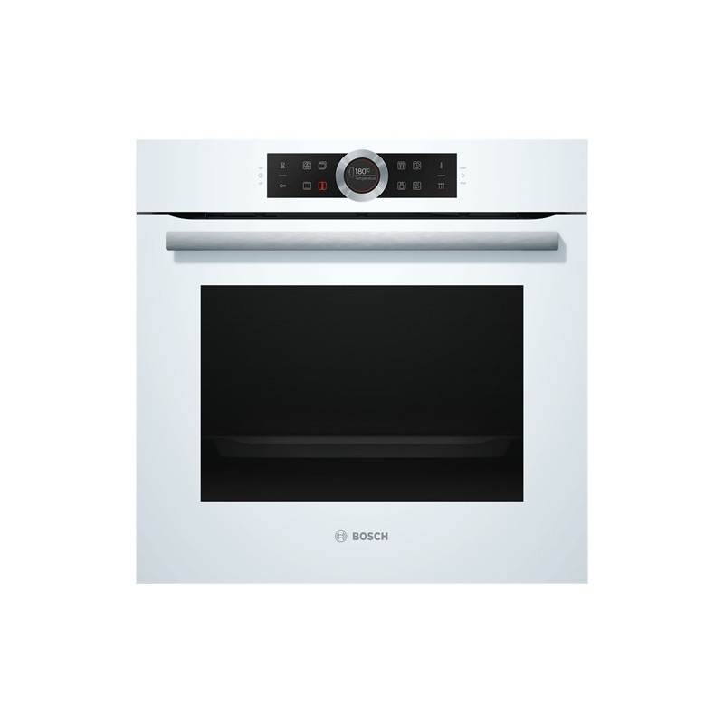 Horno Bosch HBG675BW1 , 60 cm cristal blanco pirolítico