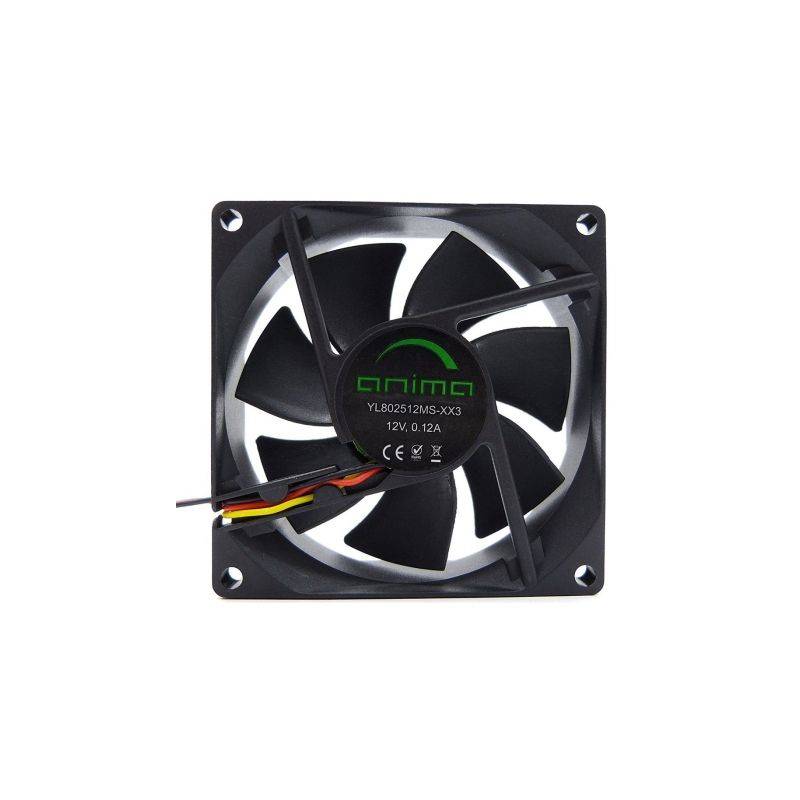 ventilador tacens anima af8 8cm 12db rodamientos Tacens Anima AF8, ventilador para PC, 8cm, 12v, 12dB, 7