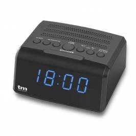 RADIO FM RELOJ DESPERTADOR DIGITAL PLL 220VAC SALIDA AURICULARES TM BD3450