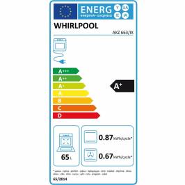Horno Whirlpool AKZ 663/IX , 60 cm inox pirolítico