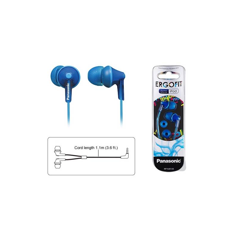 Auriculares Panasonic RP-HJE125E-A