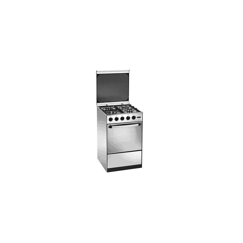 Cocina gas Gralux FQ4100/1 FE X , 4 fuegos inox