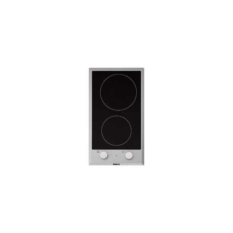 Vitrocerámica modular Beko HDCC 32200 X, 2 zonas inox