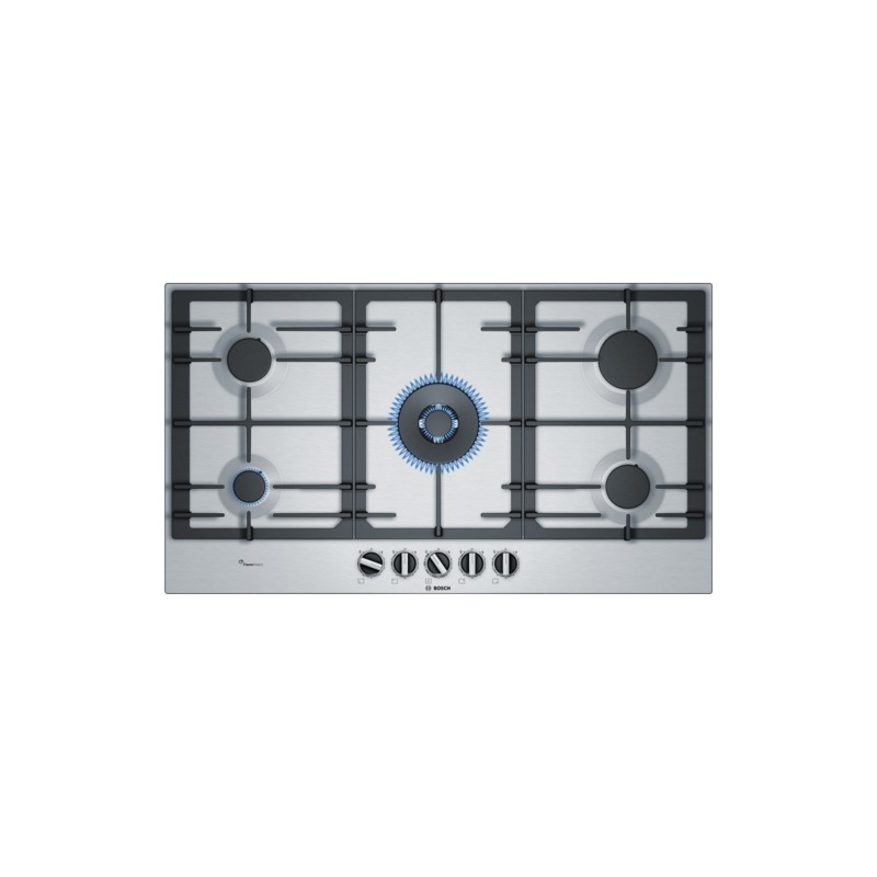 Placa gas Bosch PCR9A5B90 , 5 fuegos 90 cm