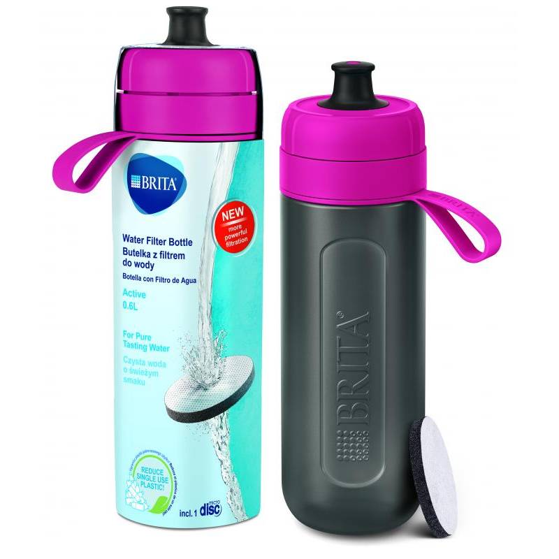 Botella Filtrante Brita FillGo Active 1 Rosa