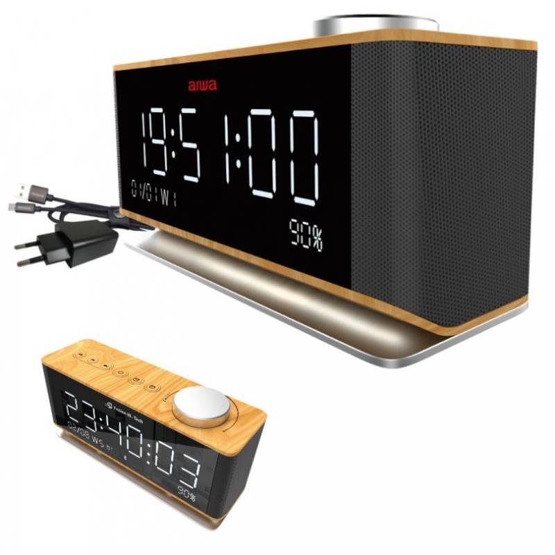 Radio reloj despertador Aiwa CR-90BT