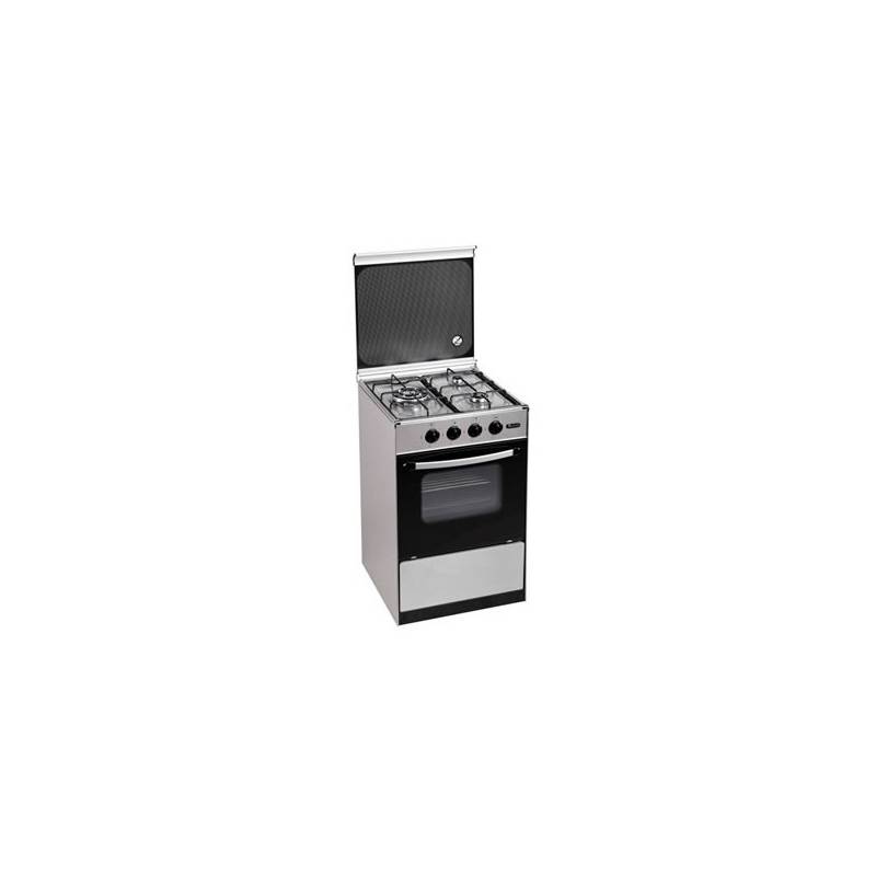 Cocina gas Gralux FQ4200/3QT GX , 3 fuegos inox