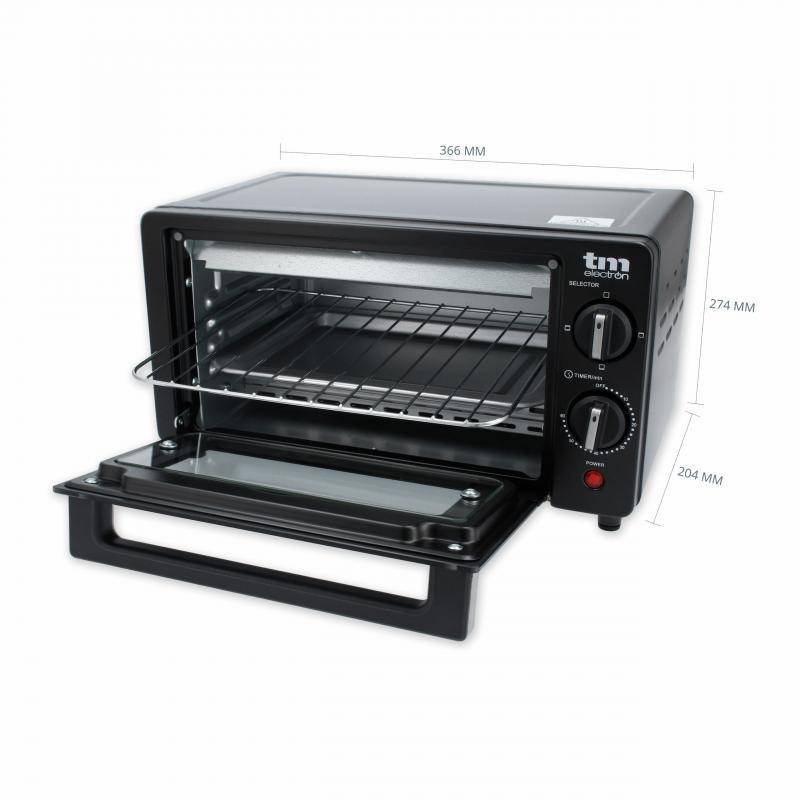 Mini Horno Tostador TM Electron TMPHO001BK