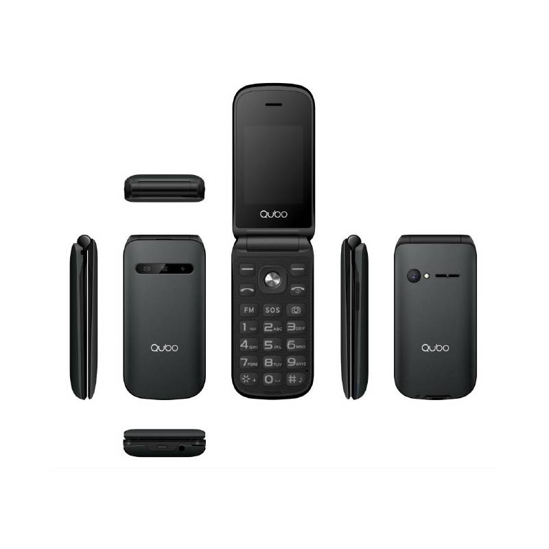 TELEFONO MOVIL CON TAPA 2.4″ QUBO NEO