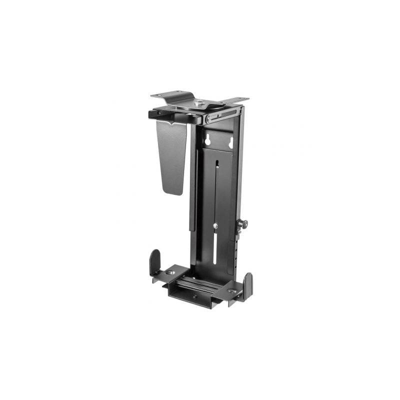 soporte bajo mesa/de pared aisens mpc04-203 para pc/ antirrobo/ hasta 10kg