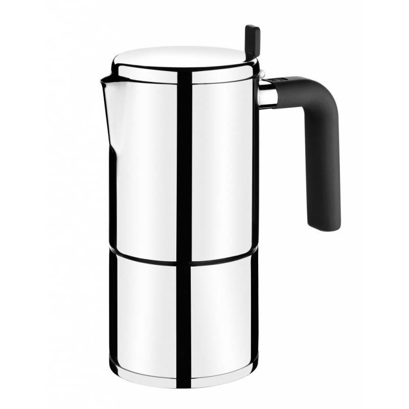 Cafetera Bra BALI 6 Tazas , acero inoxidable 18/10, asa y pomo