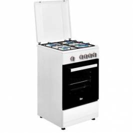 Cocina Gas Teka Fs 502 4gg Wh Lpg 4 Fuegos Blanca